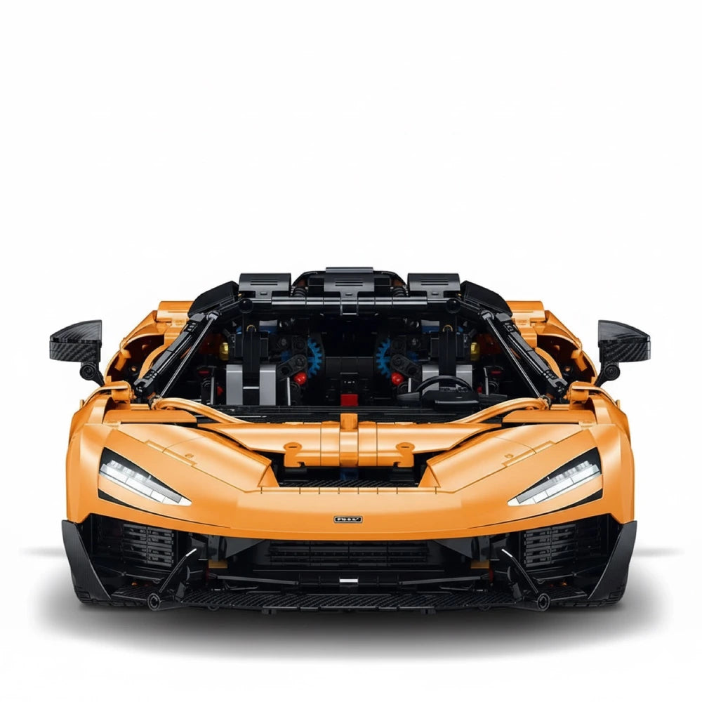 1:8 scale flagship supercar building block display model - image 4