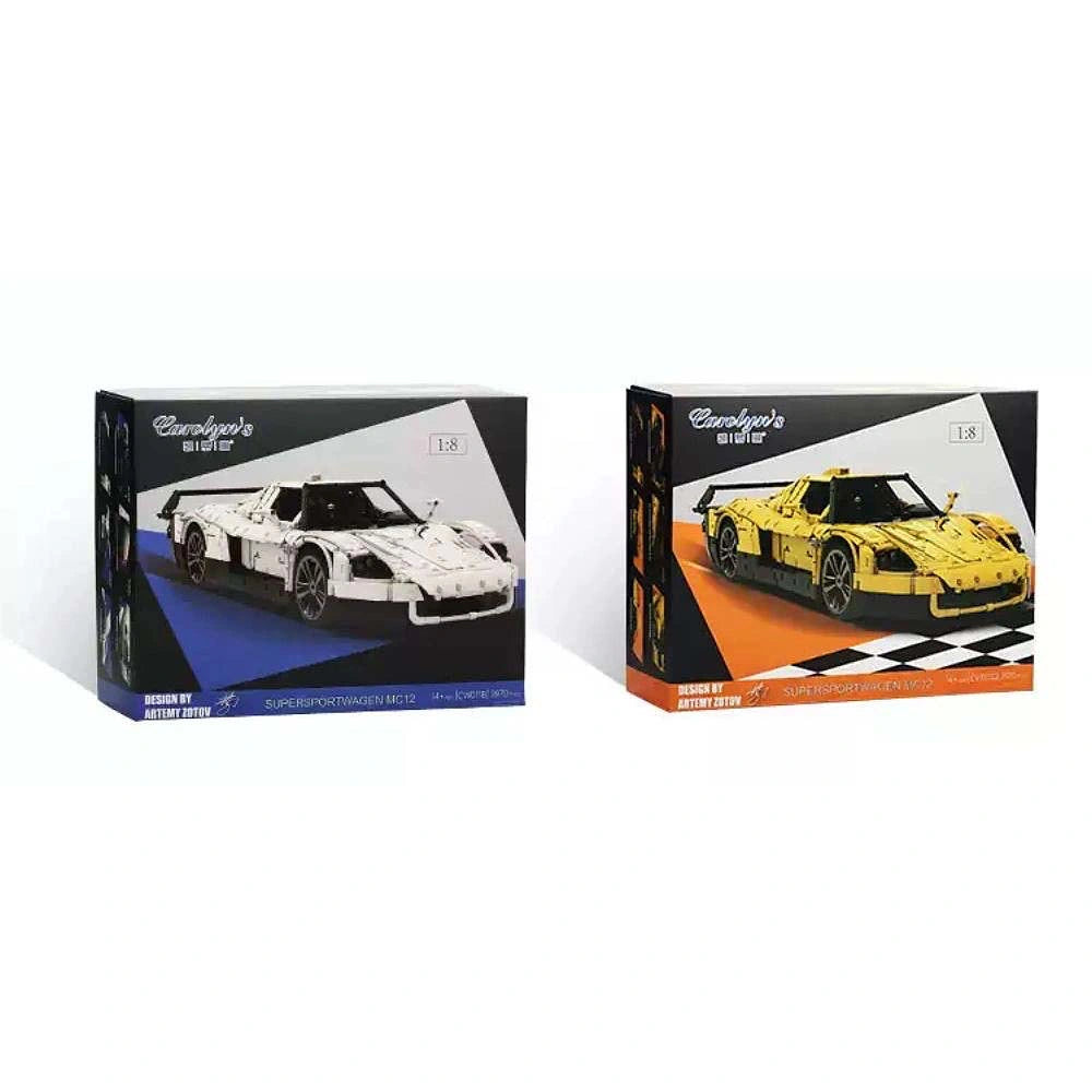 1:8 Supersportwagen MC12 Sports Car Building Blocks - 3970 PCS