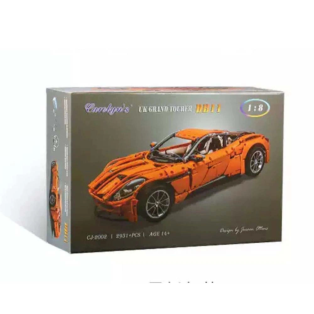 1:8 UK Grand Tourer DB11 Static Sports Car Building Blocks - 2931 PCS