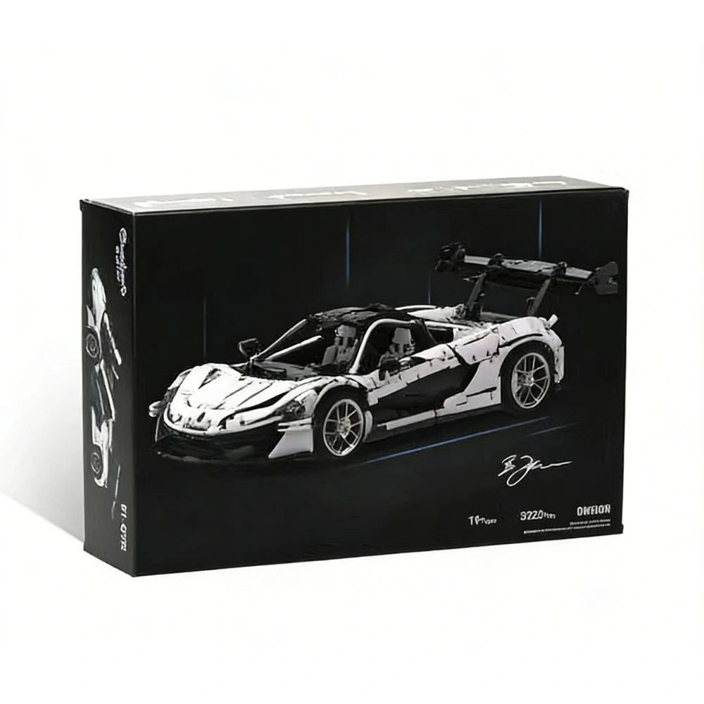 1:8 White P1-GTR Dynamic Supercar Building Blocks - 3222 PCS